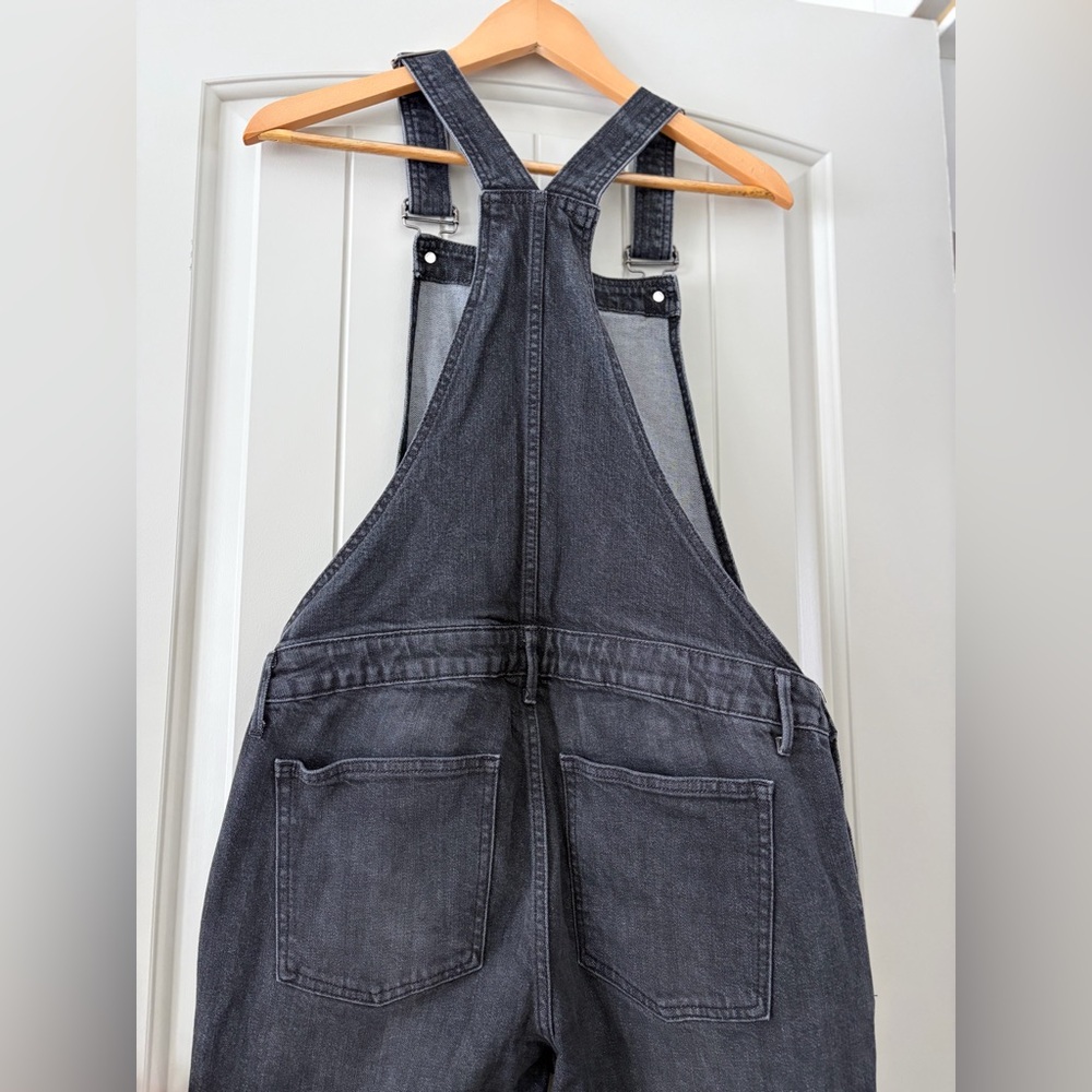 GAP Black Maternity Denim Overalls - Slim Fit - Picture 8 of 10